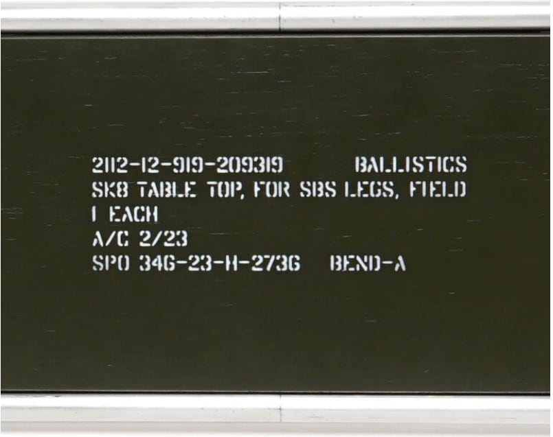 BALLISTICS SBS TABLE TOP (SK8) SVフレーム x OD バリ