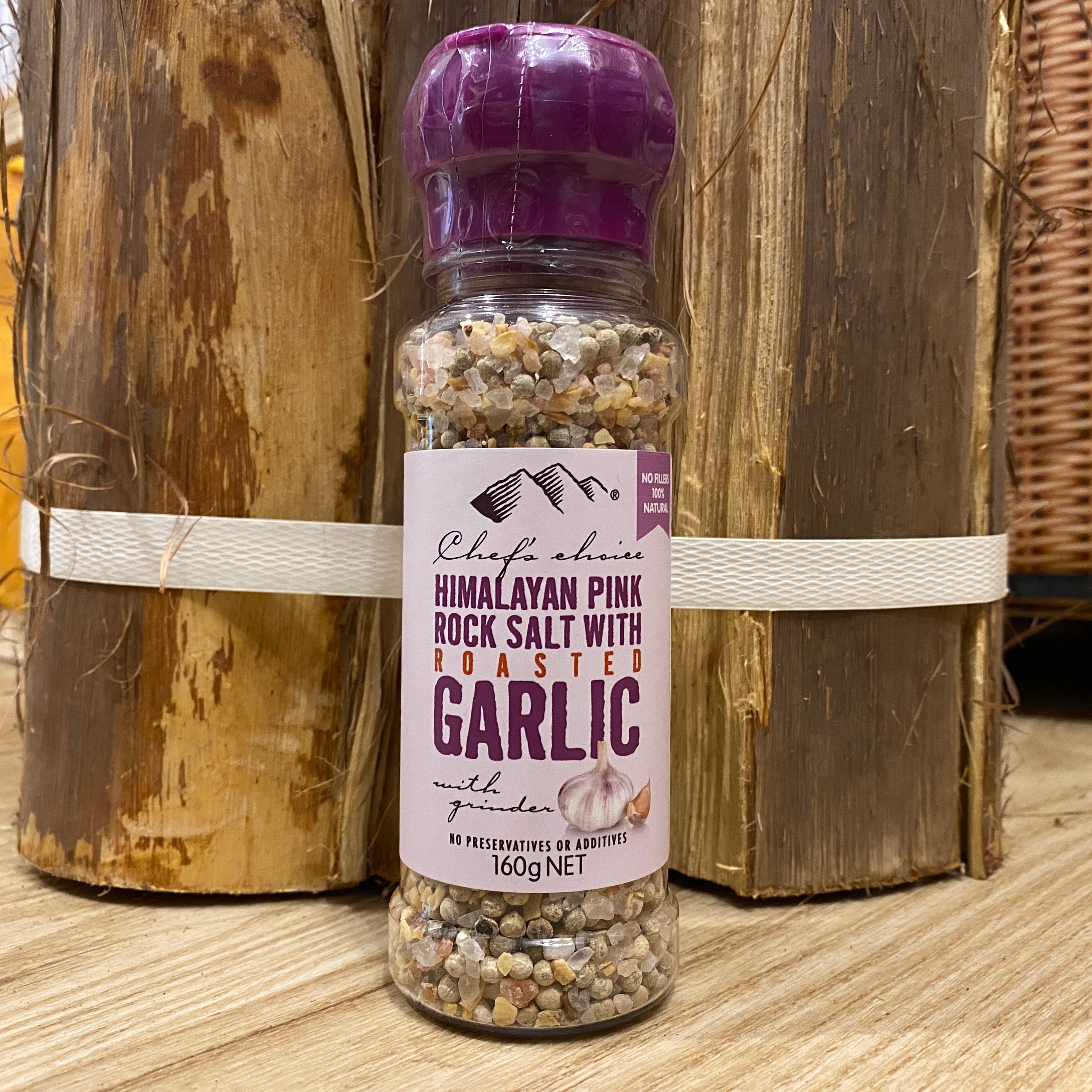 シェフズチョイスヒマラヤ岩塩＆ローストガーリック 160g シェフズ